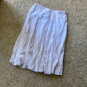 Zac and Rachel white flowy skirt size medium